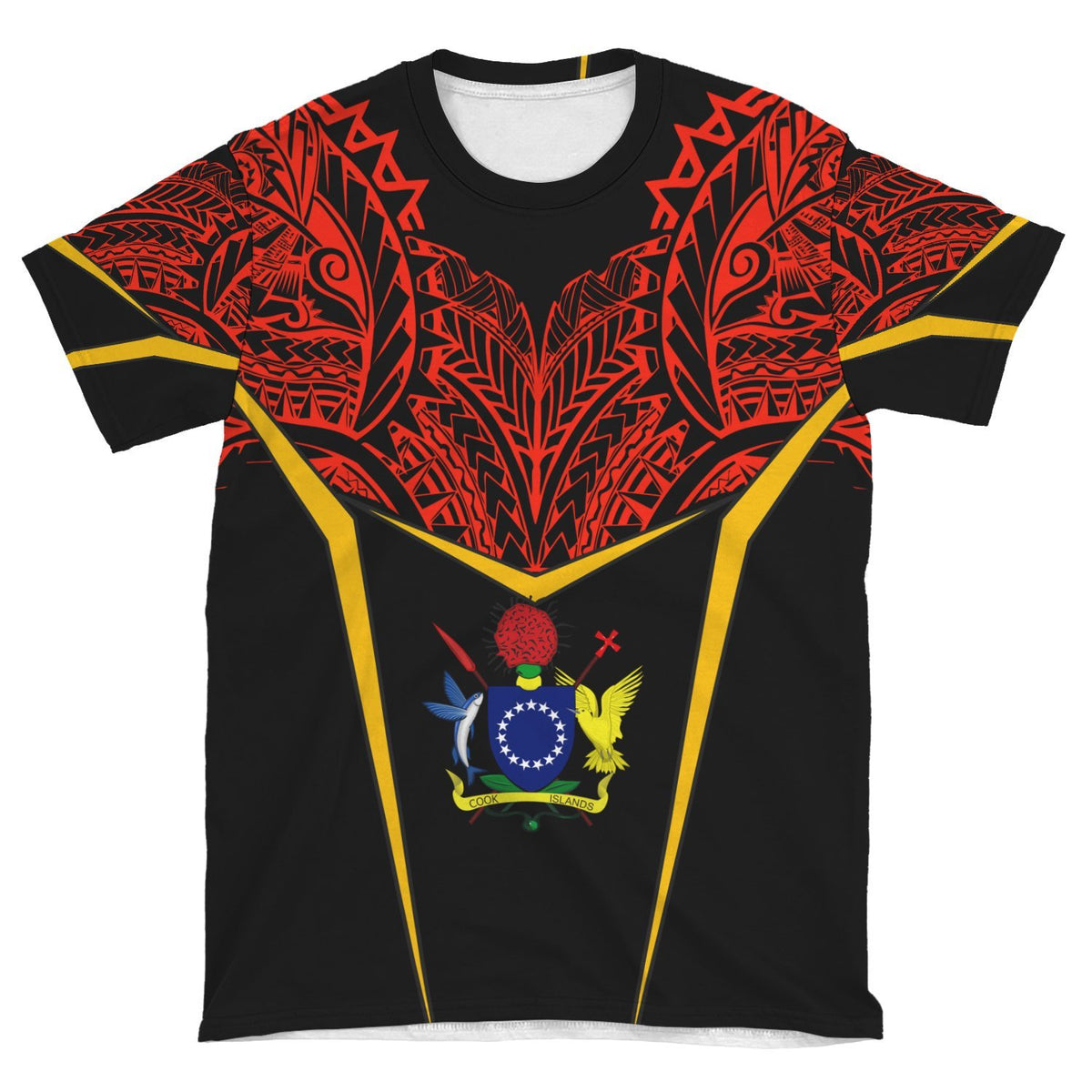 Cook Islands T Shirt Tribal Style - Polynesian Pride
