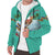 Cook Islands Hoodie Sherpa Turtle Christmas - Polynesian Pride