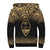 Guam Personalised Custom Polynesian Sherpa Hoodie - Fog Gold - Polynesian Pride