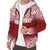 Polynesian Hawaii Personalised Custom Sherpa Hoodie - Fog Red - Polynesian Pride