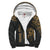 Tonga Polynesian Personalised Custom Sherpa Hoodie - Gold Curve Version Black - Gold - Polynesian Pride