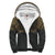 Fiji Polynesian Personalised Custom Sherpa Hoodie - Gold Horizontal Black - Gold - Polynesian Pride