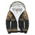 Tonga Polynesian Personalised Custom Sherpa Hoodie - Gold Fog Black - Gold - Polynesian Pride