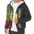 Tonga Polynesian Personalised Custom Sherpa Hoodie - Reggae Line - Polynesian Pride