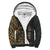 Fiji Polynesian Personalised Custom Sherpa Hoodie - Gold Line Black - Gold - Polynesian Pride