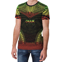 Chuuk T Shirt Chuuk Polynesian Chief Reggae Version - Polynesian Pride