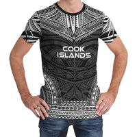Cook Islands T Shirt Polynesian Polynesian Chief Black Version Unisex Black - Polynesian Pride