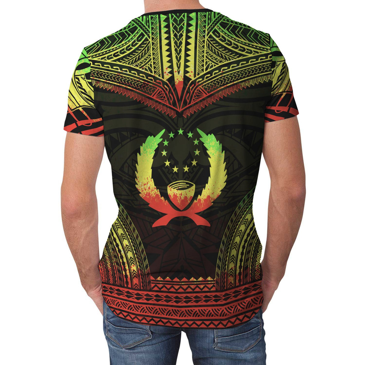 Pohnpei Unisex T Shirt Pohnpei Polynesian Chief Reggae Version - Polynesian Pride
