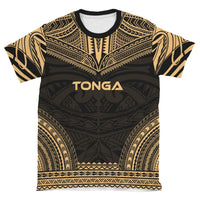 Tonga T Shirt Tonga Polynesian Chief Gold Version - Polynesian Pride