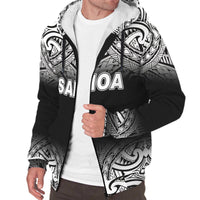 Samoa Polynesian Sherpa Hoodie - American Samoa Coat Of Arm - Polynesian Pride