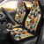 Hawaii Tropical Jungle Parrots And Flamingos Pattern Car Seat Cover - Polynesian Pride