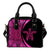 Hawaii Turtle Polynesian Shoulder Handbag - Circle Style Pink One Size White - Polynesian Pride