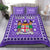 (Custom Personalised) Fiji Bedding Set Pattern - Fijian Tapa Pattern Purple LT13 Purple - Polynesian Pride