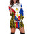 (Custom Personalised) Philippines Hoodie Dress Sun Rayonnant LT13 - Polynesian Pride