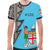 Fiji Pattern All Over T Shirt Fiji Flag Coat of Arms Polynesian Tattoo - Polynesian Pride