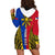 (Custom Personalised) Philippines Hoodie Dress Sun Rayonnant LT13 - Polynesian Pride