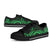 Cook Islands Low Top Shoes - Green Tentacle Turtle - Polynesian Pride