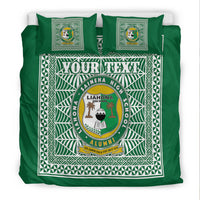 (Custom Personalised) Liahona High School Bedding Set Tonga Pattern LT4 - Polynesian Pride