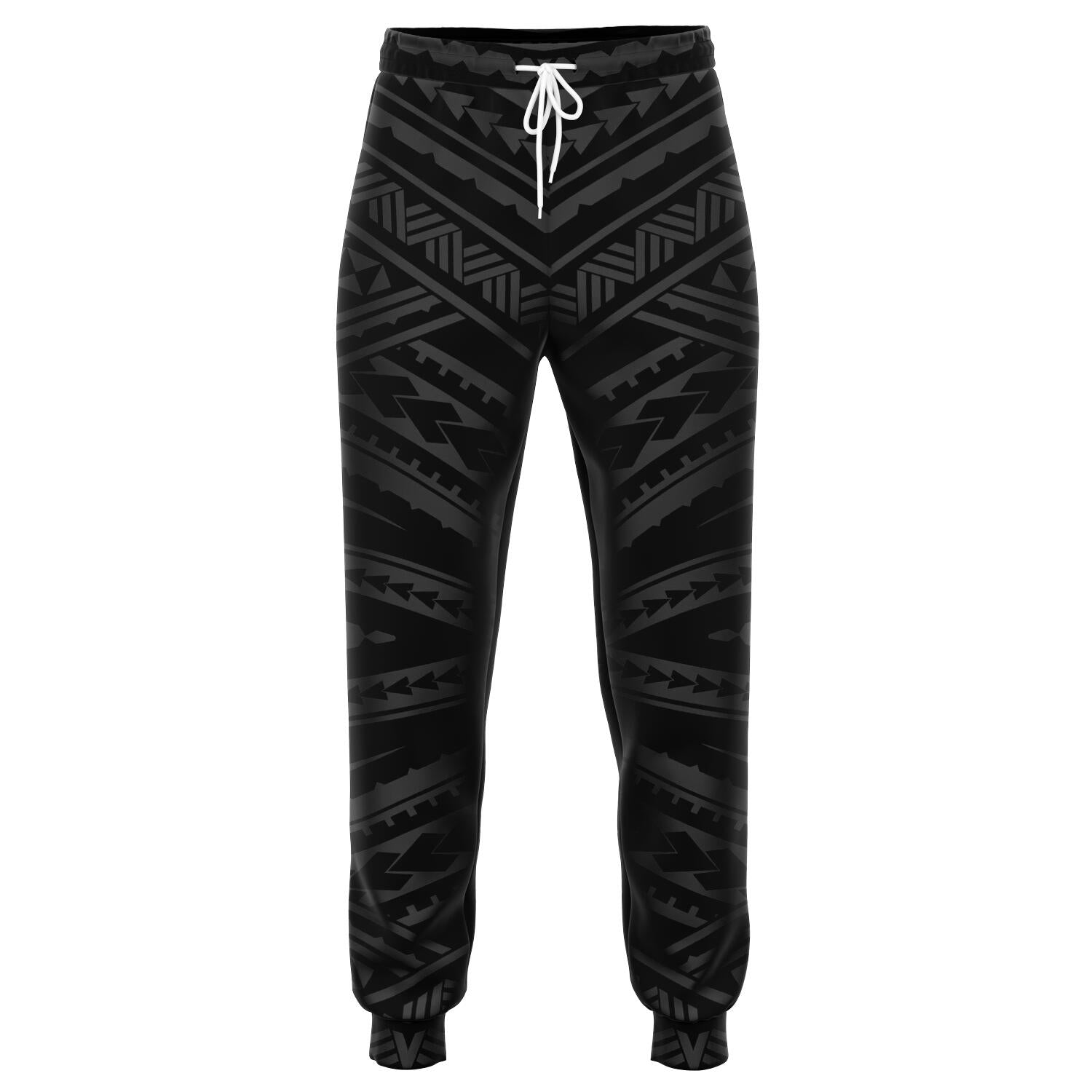 Polynesian Tatau Gray Joggers Unisex Gray - Polynesian Pride