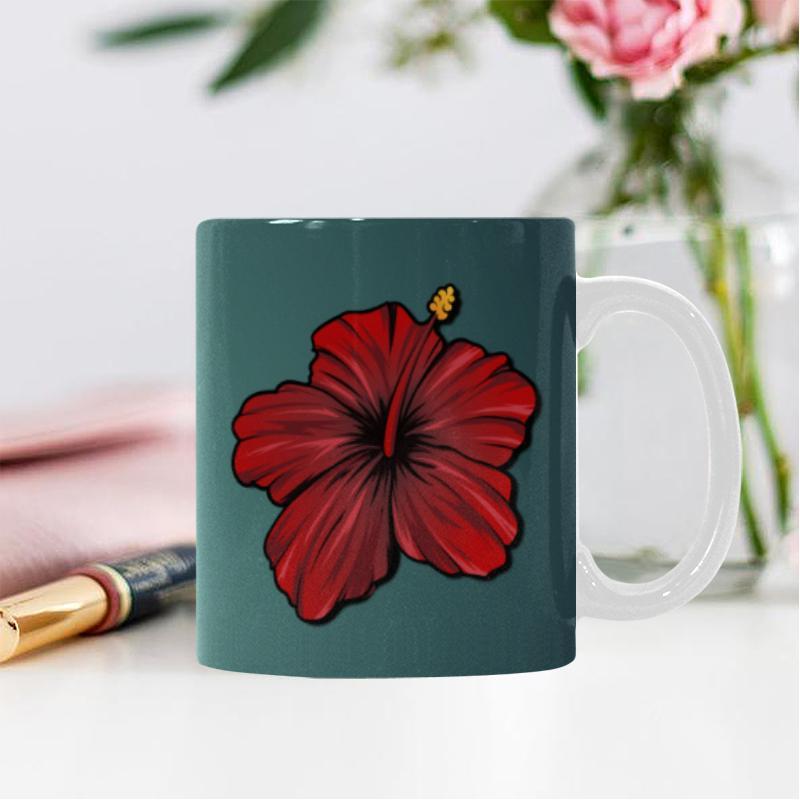 Cook Island White Mugs Turtle - Polynesian Pride