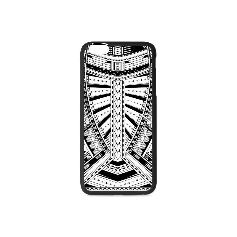 Polynesian 22 Rubber Phone Case One Size iPhone 6/6s Plus Black - White - Polynesian Pride