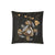 Hawaiian Map Turtle Ohana Hibiscus Kakau Polynesian Pillow Cover One Size Zippered Pillow Case 18"x18"(Twin Sides) Gold - Polynesian Pride