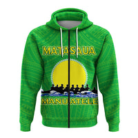 American Samoa Zip up Hoodie Matasaua Manua Pride LT12 - Polynesian Pride