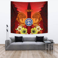 Northern Mariana Islands Tapestries - Tribal Tuna Fish - Polynesian Pride