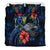 Cook Islands Polynesian Bedding Set - Blue Turtle Hibiscus - Polynesian Pride