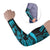 Hawaii Polynesian Warrior Kakau Arm Sleeve 43 (Set of Two)-Blue LT6 Set of 2 Blue - Polynesian Pride