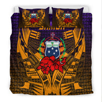 Samoa Bedding Set - Hibiscus With Tribal - LT12 - Polynesian Pride