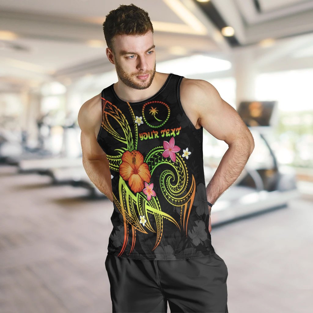 Chuuk Polynesian Personalised Men's Tank Top - Legend of Chuuk (Reggae) - Polynesian Pride