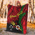 Papua New Guinea Simbu Province Polynesian Custom Personalised Blanket - Tribal Wave Tattoo - Polynesian Pride