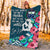 (Custom Personalised) Samoa Mothers Day With Green Turtle Blanket - LT12 - Polynesian Pride