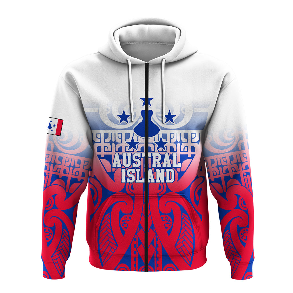 Austral Islands Tribal Tattoo Hoodie LT12 - Polynesian Pride
