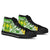 Hawaii Polynesian High Top Shoe - Hawaiian Pattern With Seal - Polynesian Pride