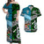 Polynesian Matching Hawaiian Shirt and Dress New Zealand Fiji Together Green LT8 Green - Polynesian Pride