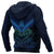 Maori Manaia New Zealand Zip up Hoodie Blue - Polynesian Pride