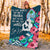 (Custom Personalised) Guam Mothers Day With Green Turtle Blanket - LT12 - Polynesian Pride