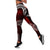 Samoa Custom Personalised Leggings - Samoa Seal Wave Style (Red) - Polynesian Pride