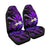 Hawaii Turtle With Plumeria Leaf Purple Car Seat Covers - LT12 - Polynesian Pride