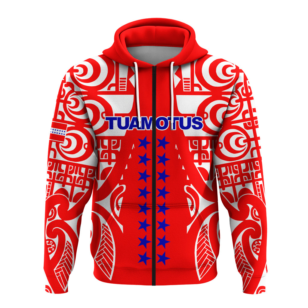 Tuamotu Archipelago Tribal Tattoo Hoodie LT12 - Polynesian Pride