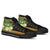 Pohnpei High Top Shoes - Polynesian Gold Patterns Collection - Polynesian Pride