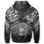 American Samoa Polynesian Hoodie Eagle Tribal Pattern - Polynesian Pride