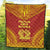Papua New Guinea Premium Quilt - Papua New Guinea Coat Of Arms Polynesian Chief Red Version - Polynesian Pride