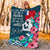 (Custom Personalised) Wallis and Futuna Mothers Day With Green Turtle Blanket - LT12 - Polynesian Pride