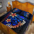 Wallis and Futuna Custom Personalised Quilt Bed Set - Vintage Tribal Mountain - Polynesian Pride