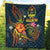 Guam Polynesian Premium Quilt - Legend of Guam (Blue) - Polynesian Pride