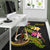 Vanuatu Polynesian Area Rug - Plumeria Tribal - Polynesian Pride