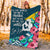 (Custom Personalised) Tokelau Mothers Day With Green Turtle Blanket - LT12 - Polynesian Pride